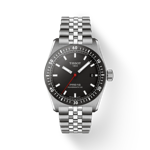 Front view of the watch Tissot PR516 Powermatic 80 with shadow