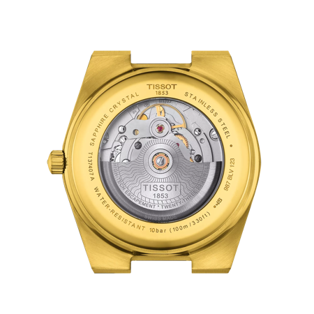 Back view of the watch case Tissot PRX Powermatic 80 40mm