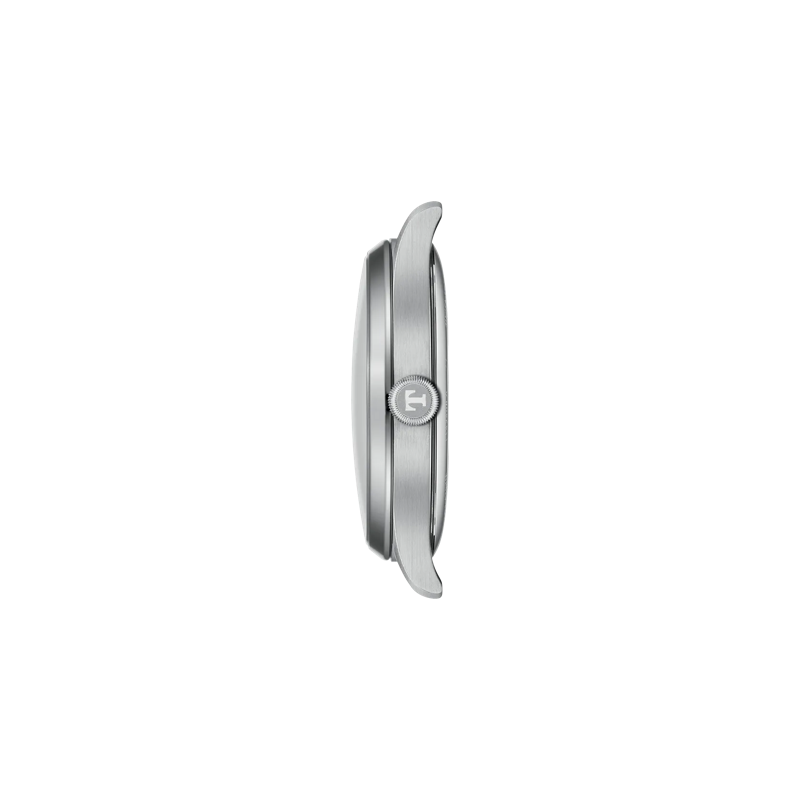 Profile view of the watch case Tissot Heritage 1938 39mm