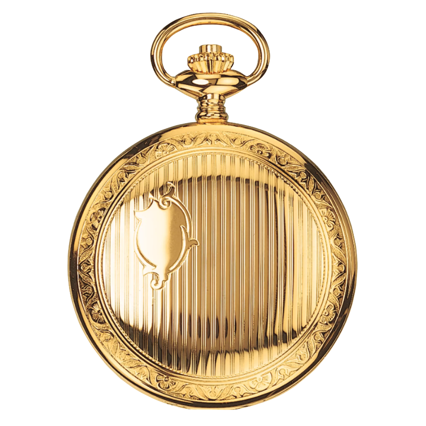 Vue de face de la montre Tissot Savonnette Mechanical avec ouvert