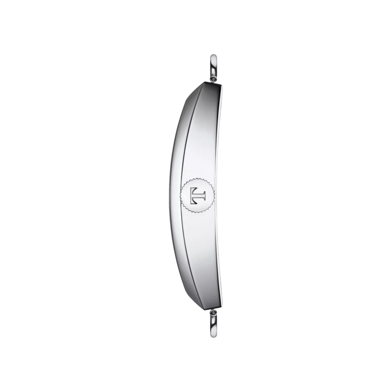 Profile view of the watch case Tissot Heritage Porto Mechanical
