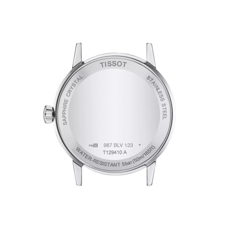 Back view of the watch case Tissot Classic Dream