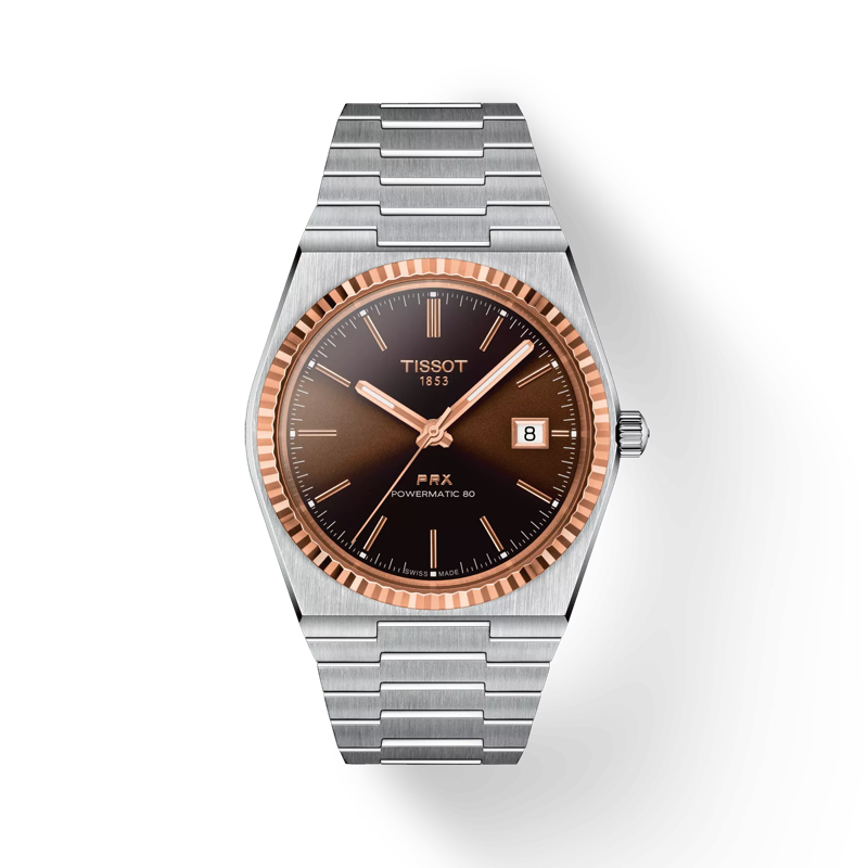 Tissot PRX Powermatic 80 Steel & 18K Gold Bezel 40mm | Model Tissot PRX Powermatic 80 Steel & 18K Gold Bezel 40mm | Model