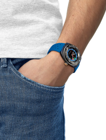 Simulation of the watch Tissot Sideral S Powermatic 80 on a wrist