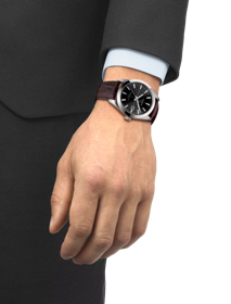 Simulation of the watch Tissot Gentleman Powermatic 80 Silicium on a wrist
