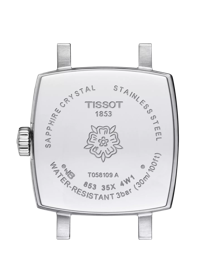Back view of the watch case Tissot Lovely Summer set