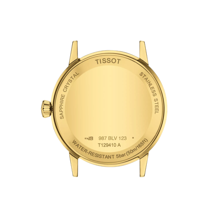 Back view of the watch case Tissot Classic Dream