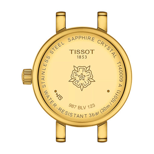 Back view of the watch case 티쏘 러블리 라운드