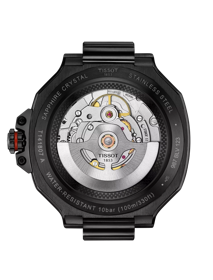 Back view of the watch case Tissot T-Race Powermatic 80