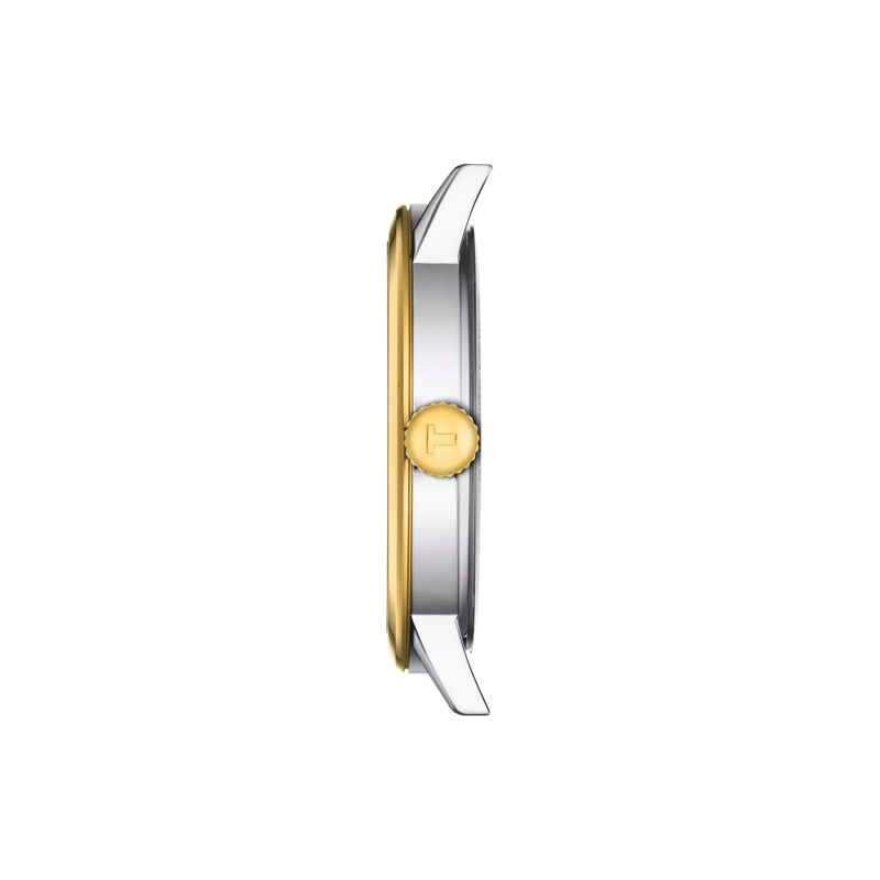 Profile view of the watch case Tissot Classic Dream