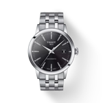 Front view of the watch Tissot Classic Dream Swissmatic with shadow
