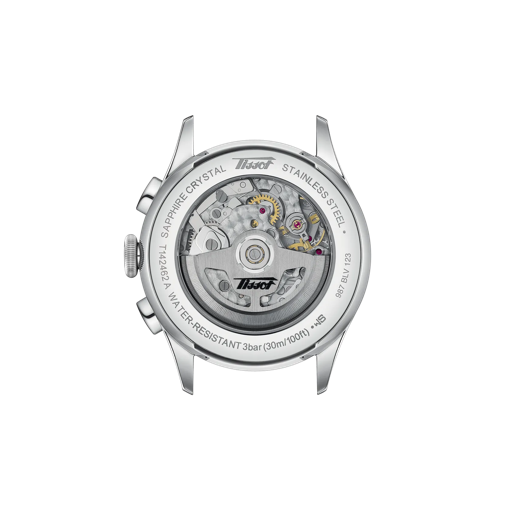 Back view of the watch case Tissot Telemeter 1938 42mm