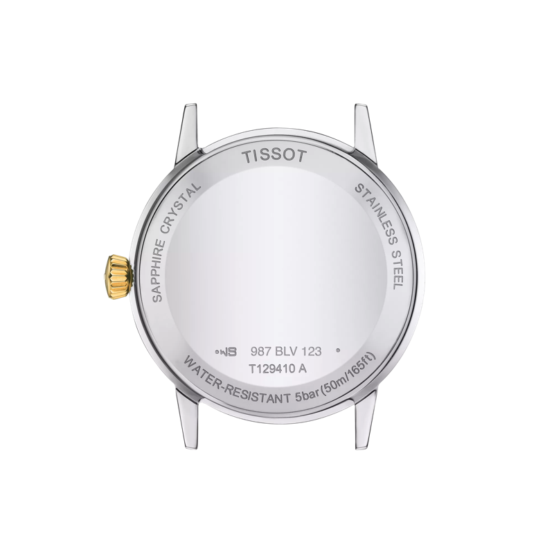 Back view of the watch case Tissot Classic Dream