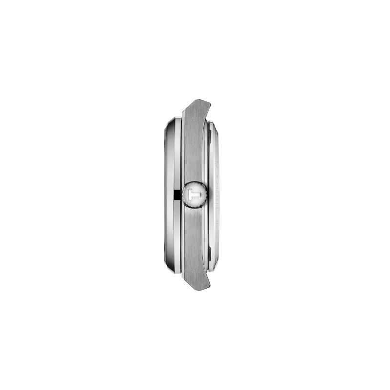 Profile view of the watch case Tissot PRX 系列自動款35mm