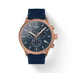 Front view of the watch Tissot Chrono XL with shadow