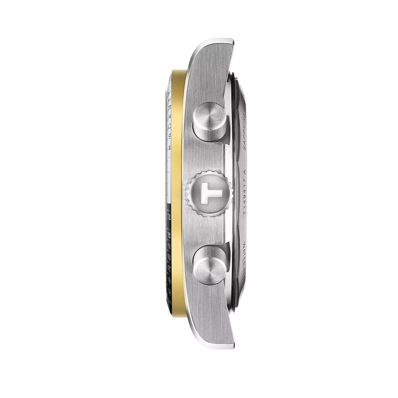 Profile view of the watch case Tissot PR516 系列計時款