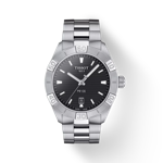Front view of the watch Tissot PR 100 Sport Gent with shadow
