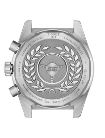 Back view of the watch case Tissot PR516 Chronograph