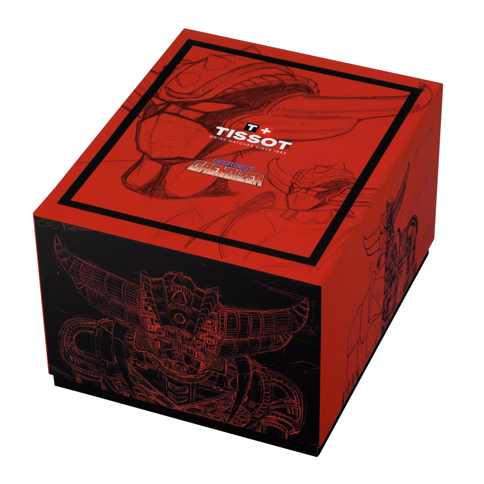 Presentation box of the watch Tissot PRX UFO Robot Grendizer 40mm