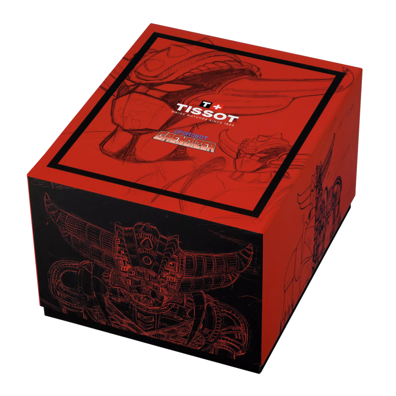 Presentation box of the watch Tissot PRX UFO Robot Grendizer 40mm