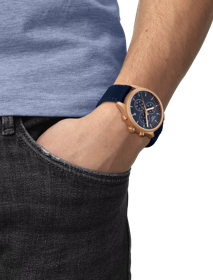 Simulation of the watch Tissot Chrono XL on a wrist