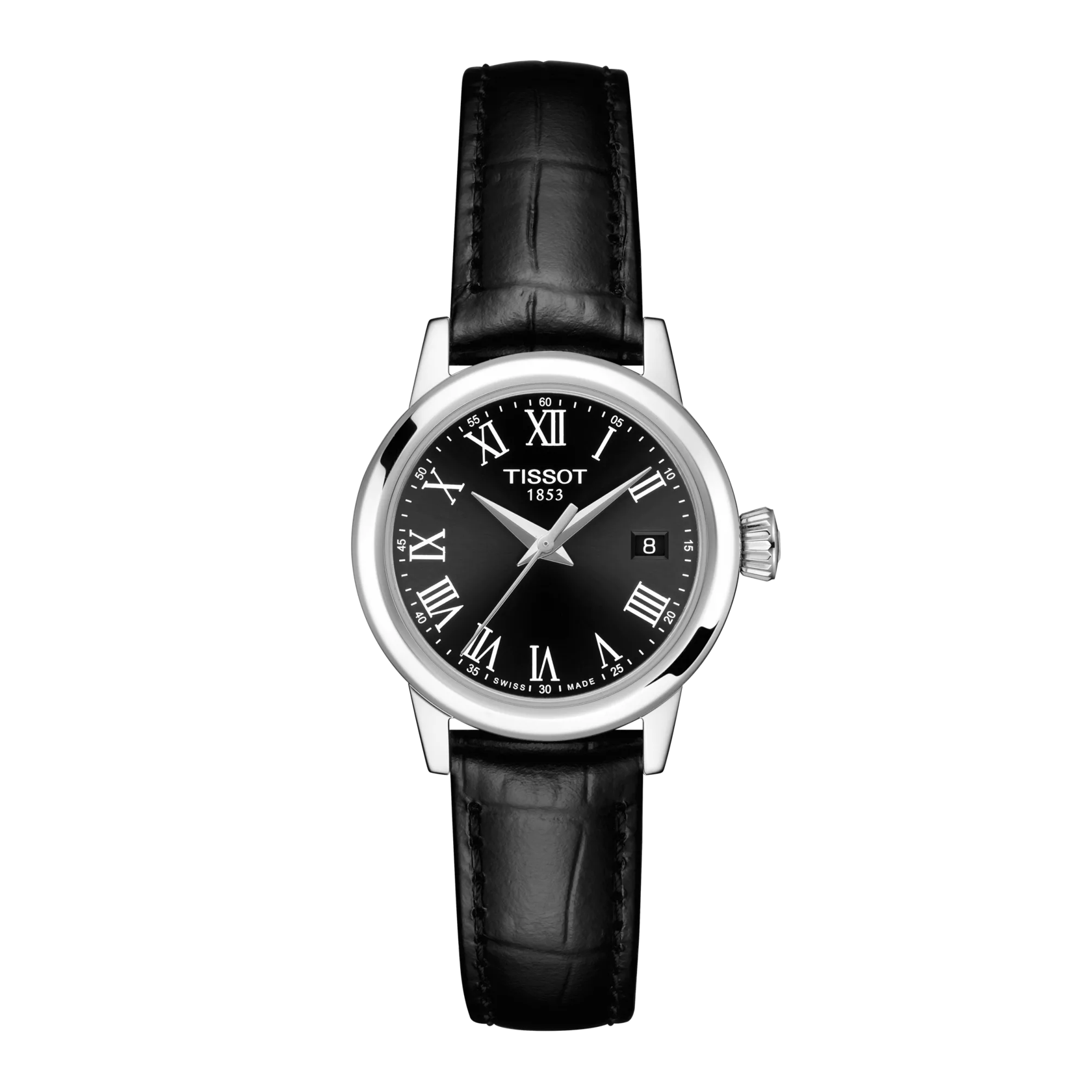 Vue de face de la montre Tissot Classic Dream Lady