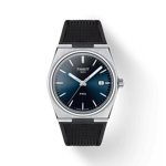 Front view of the watch Tissot PRX 40mm with shadow