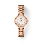 Front view of the watch Tissot Flamingo with shadow