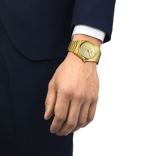 Simulation of the watch Tissot PRX 40mm on a wrist