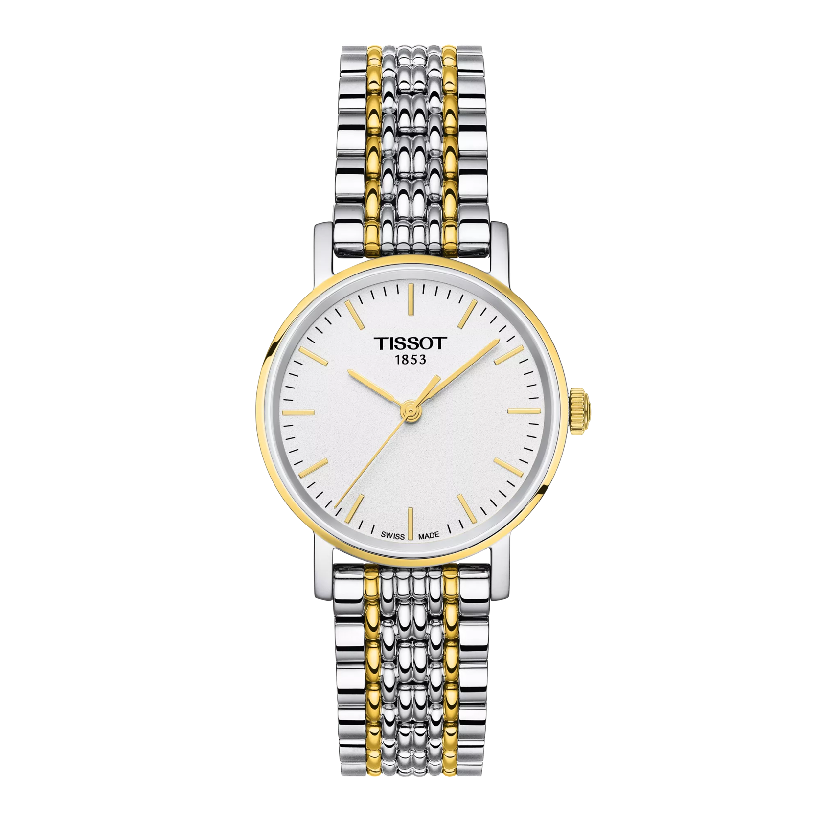 Front view of the watch Tissot Everytime 30mm
