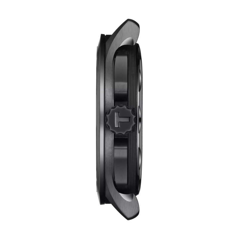 Profile view of the watch case Tissot T-Race Cycling Tour de France  2022 Special Edition