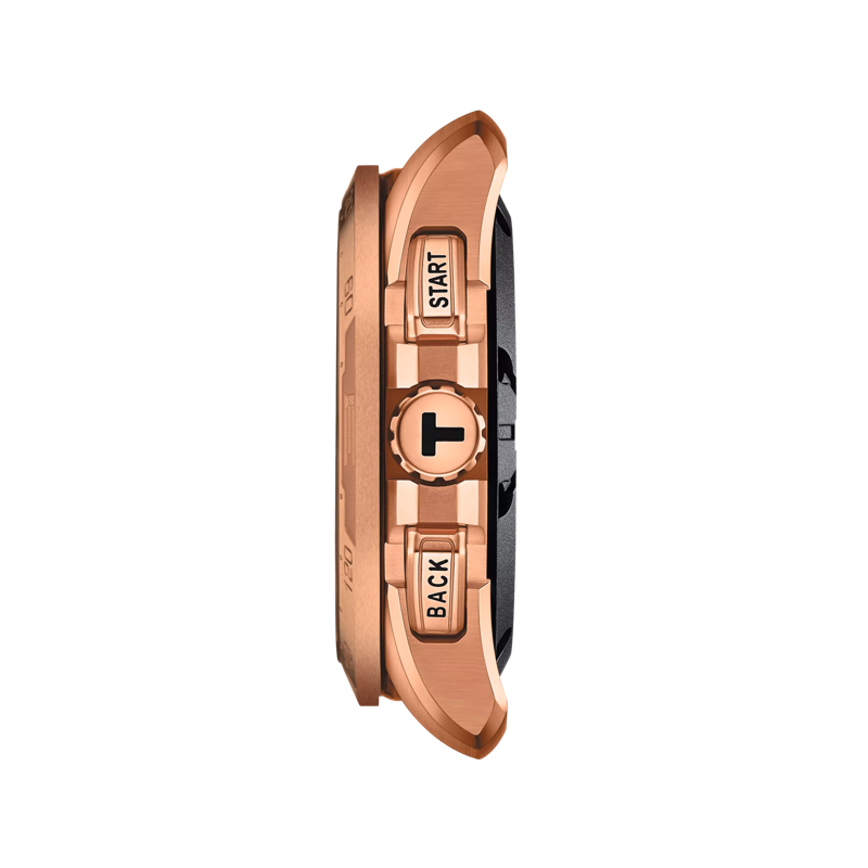 Profile view of the watch case Tissot T-Touch Connect Solar
