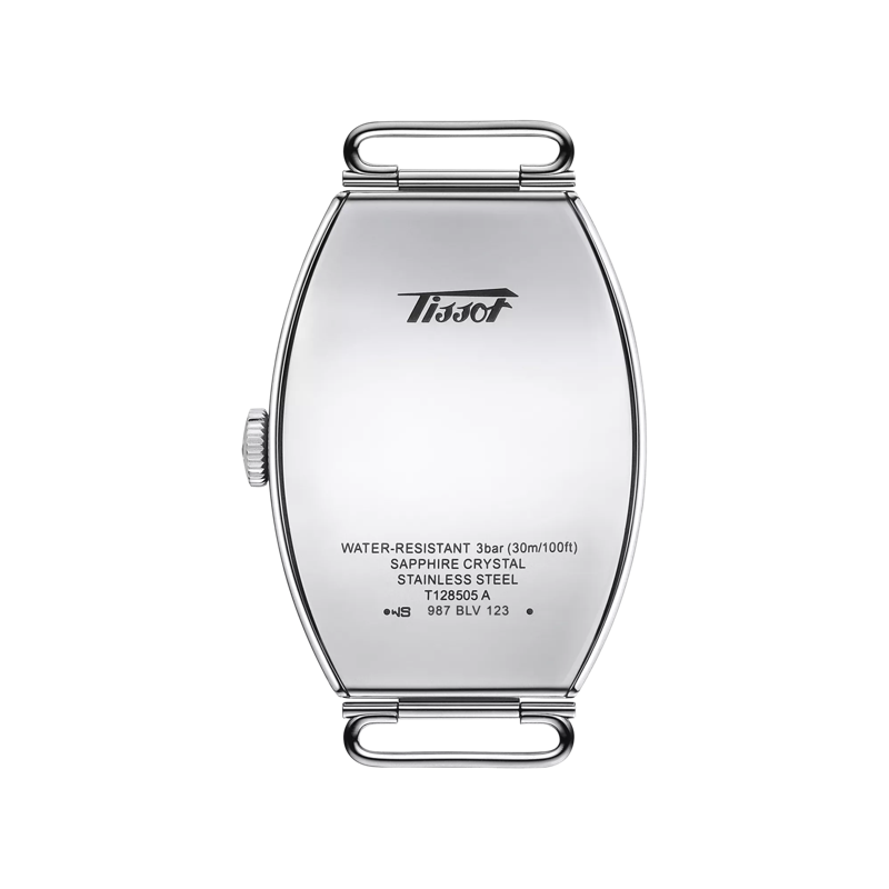 Back view of the watch case Tissot Heritage Porto Mechanical