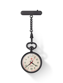 Front view of the watch Tissot Infirmières with shadow