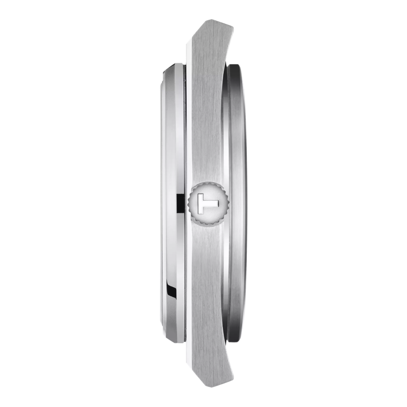 Profile view of the watch case Tissot PRX 40mm