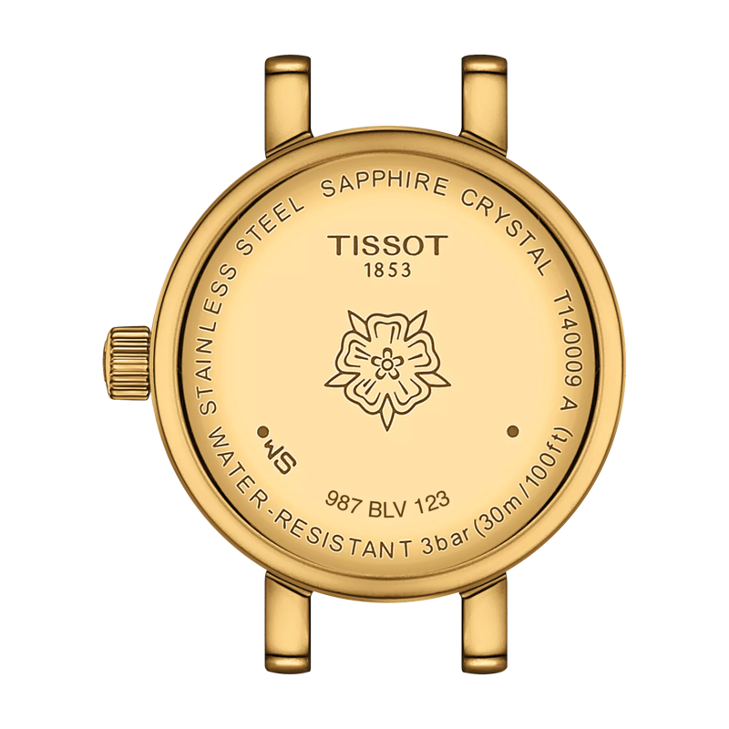Back view of the watch case Tissot Lovely Round