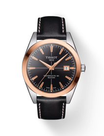 Tissot Gentleman Powermatic 80 Silicium Solid 18K Gold bezel