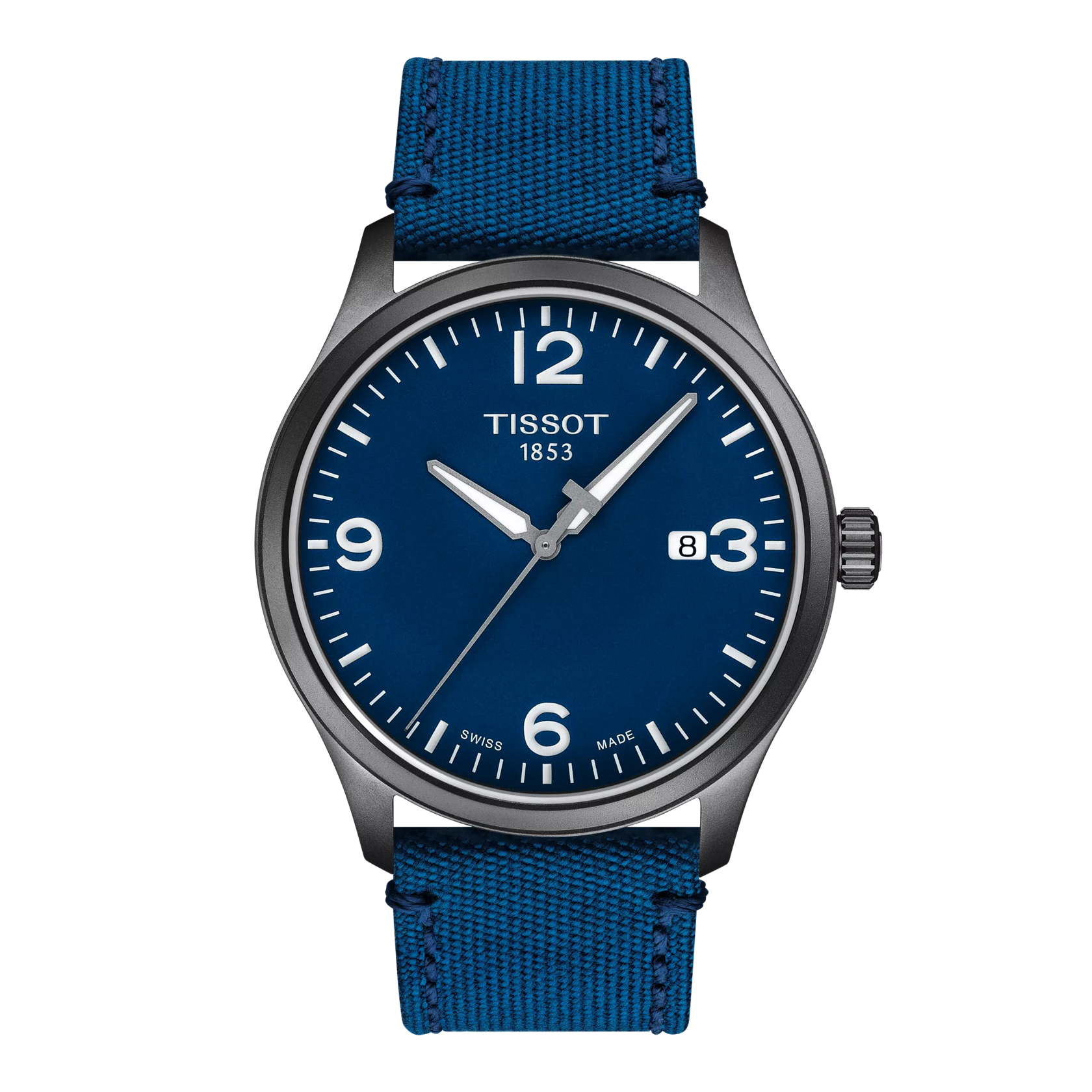 Front view of the watch Tissot Gent XL