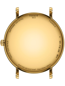 Back view of the watch case Tissot Everytime 40mm