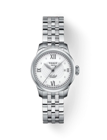 Front view of the watch Tissot Le Locle  Automatic  Lady with shadow