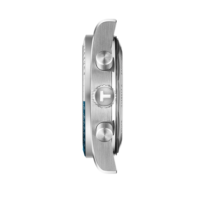 Profile view of the watch case Tissot PR516 系列計時款