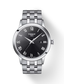 Front view of the watch Tissot Classic Dream with shadow