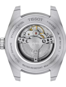 Back view of the watch case Tissot PRS 516 Powermatic 80