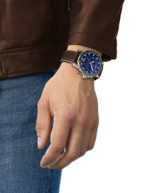 Simulation of the watch Tissot Supersport Chrono on a wrist