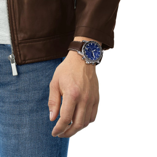 Simulation of the watch Tissot Supersport Chrono on a wrist
