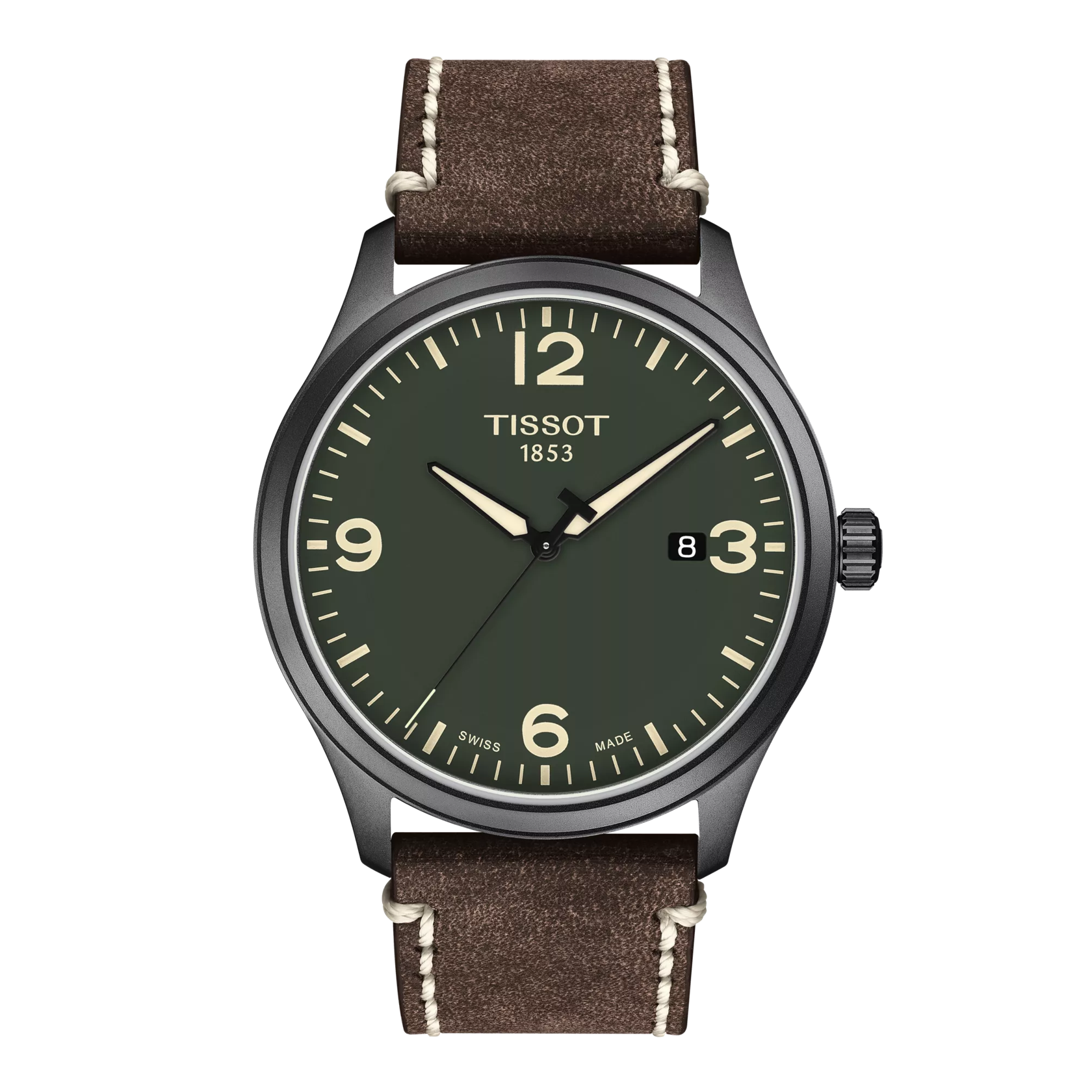 Front view of the watch Tissot Gent XL