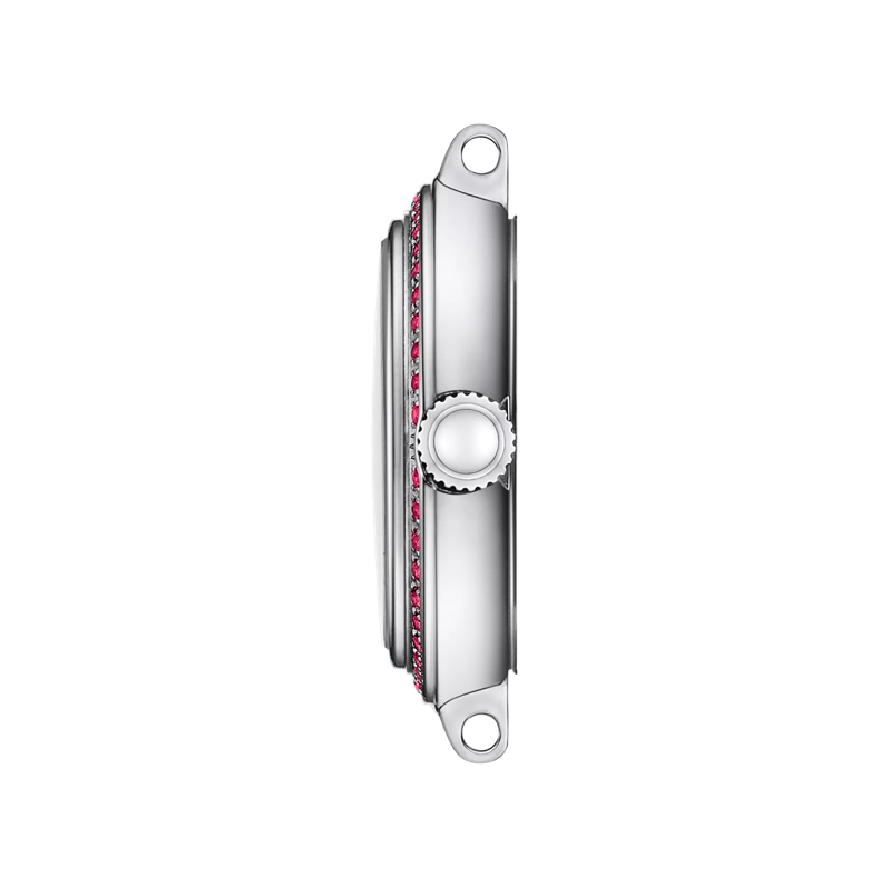 Profile view of the watch case Tissot Bellissima Small Lady