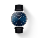 Vue de face de la montre Tissot Everytime 40mm avec ombre