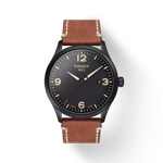 Front view of the watch Tissot Gent XL with shadow
