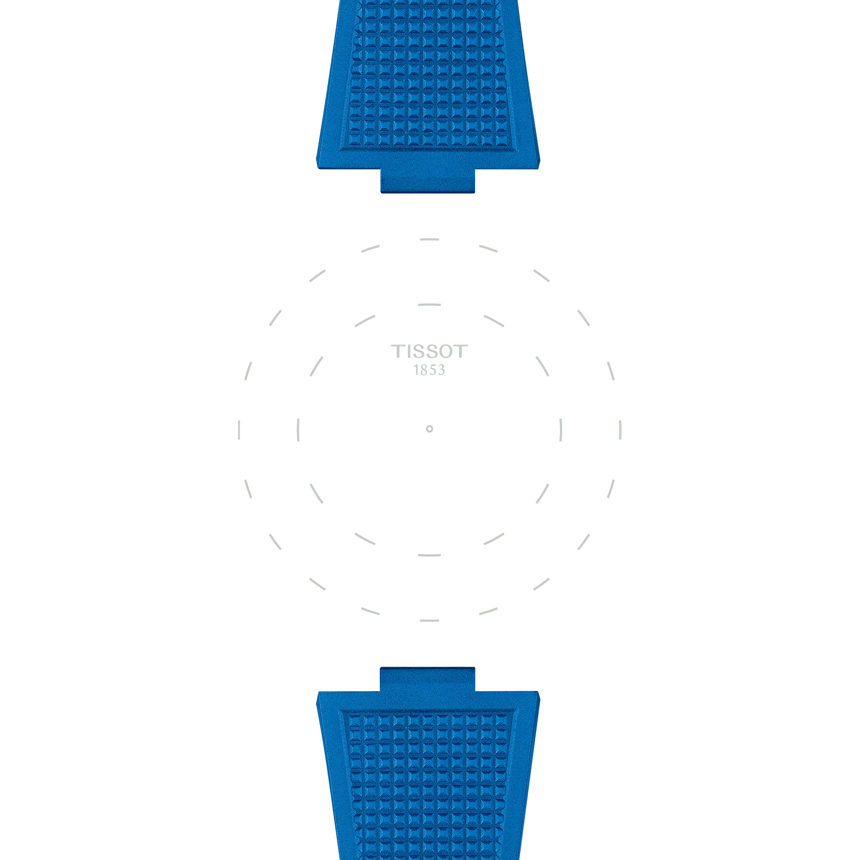 Tissot Official Blue PRX 40mm Rubber Strap